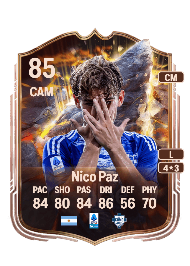 Nico Paz card