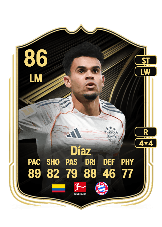 Luis Díaz card