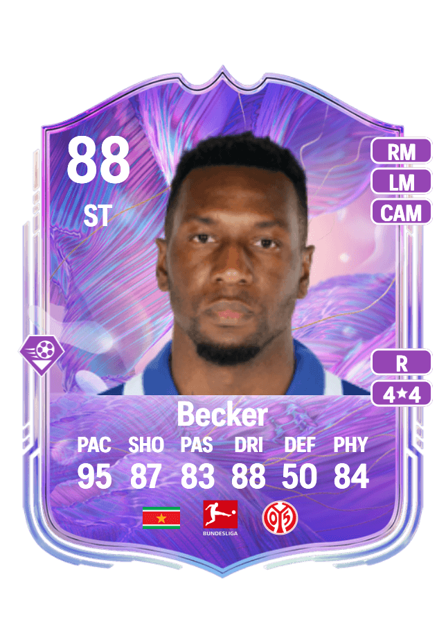Sheraldo Becker card