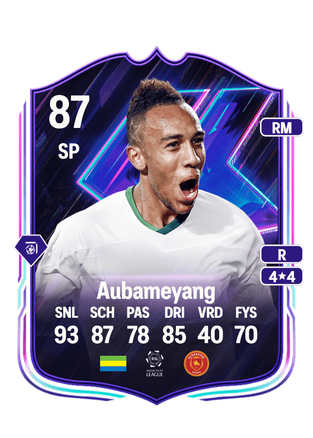 Pierre-Emerick Aubameyang card