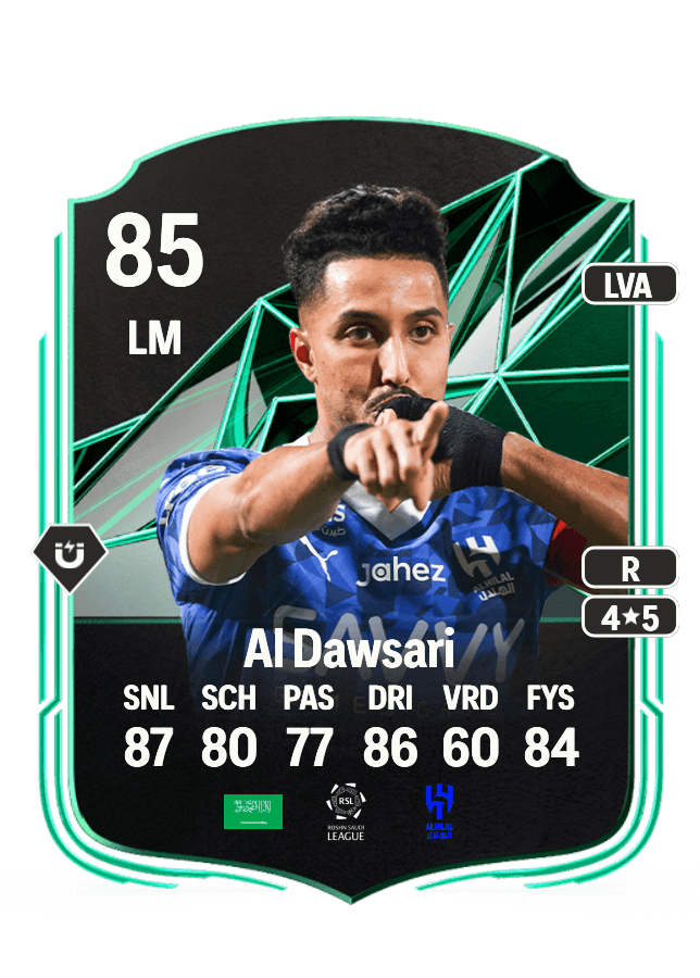 Salem Al Dawsari card