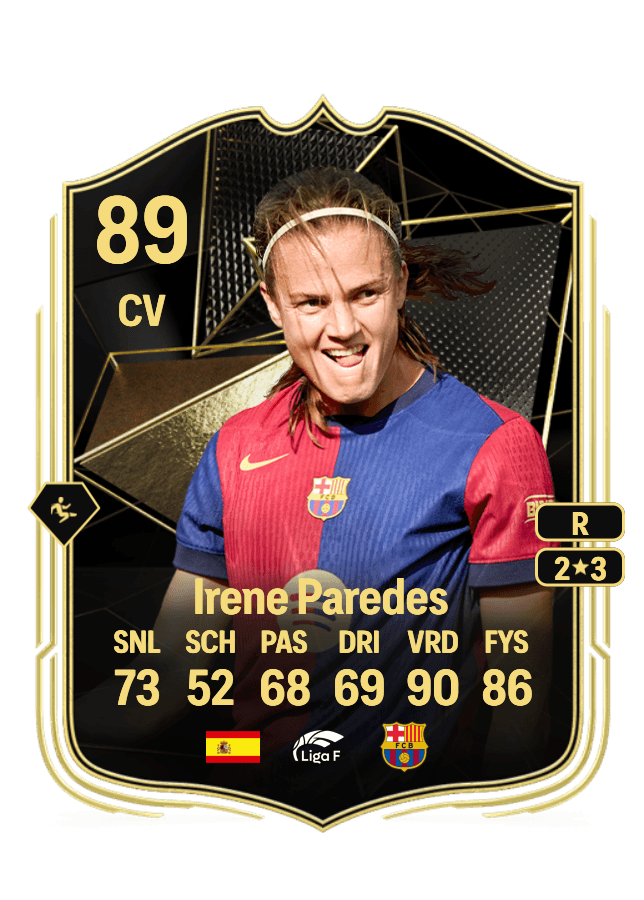 Irene Paredes card
