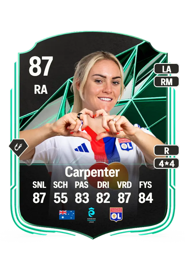 Ellie Carpenter card