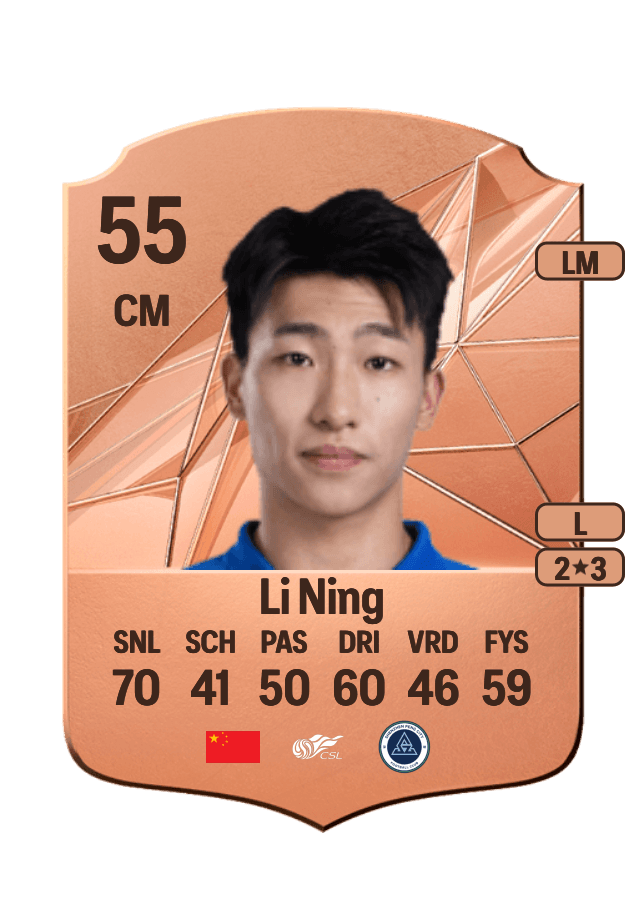 Li Ning card