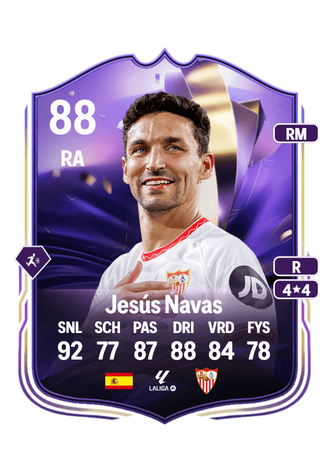 Jesús Navas card