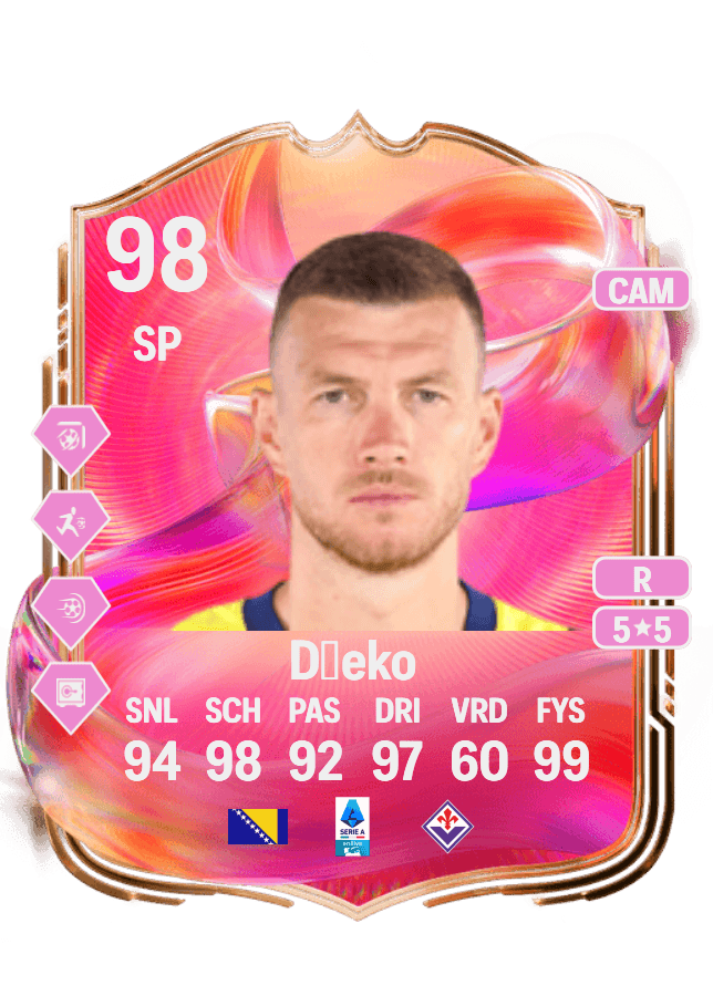 Edin Džeko card