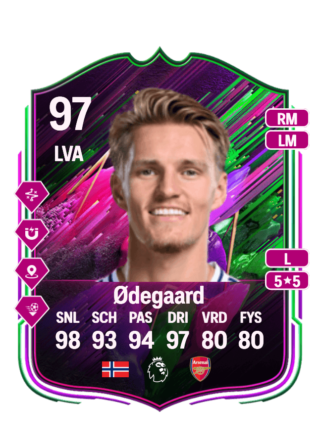 Martin Ødegaard card