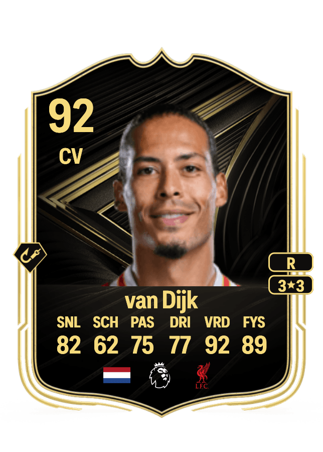 Virgil van Dijk card