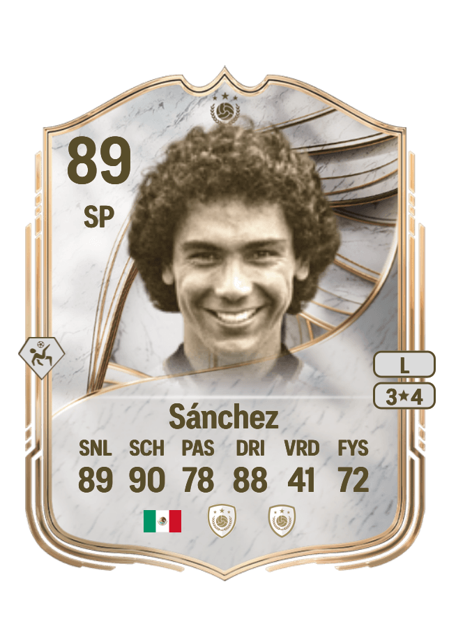 Hugo Sánchez card