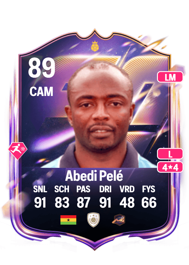 Abedi Pelé card