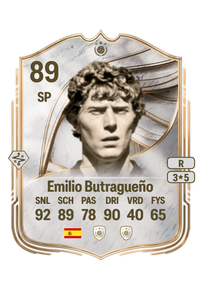 Emilio Butragueño card