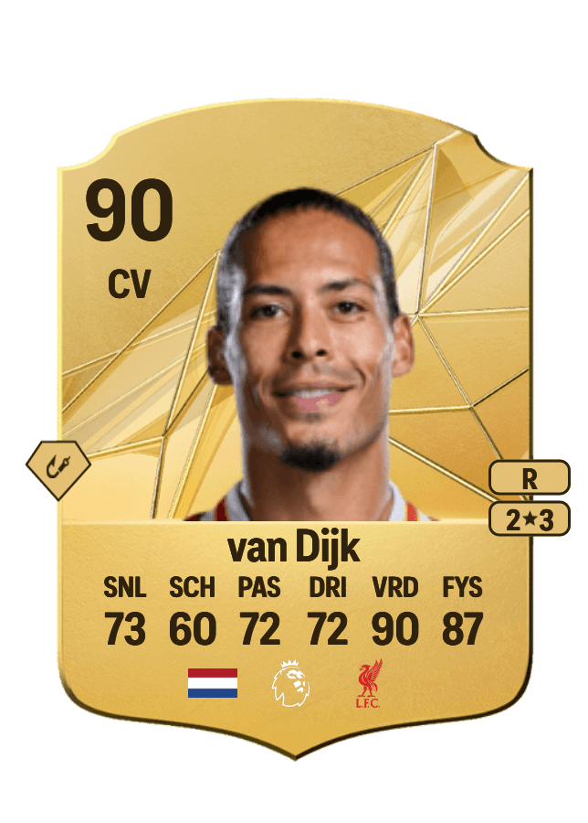 Virgil van Dijk card