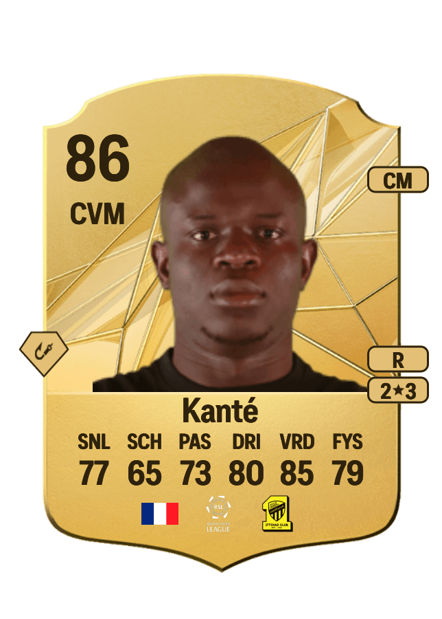 N'Golo Kanté card