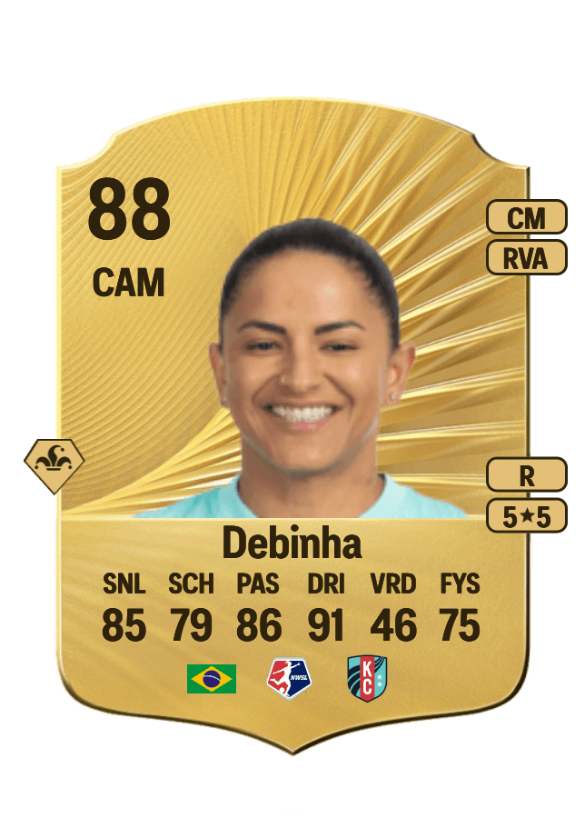 Debinha card