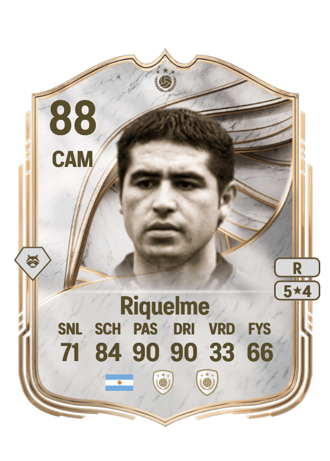 Juan Román Riquelme card