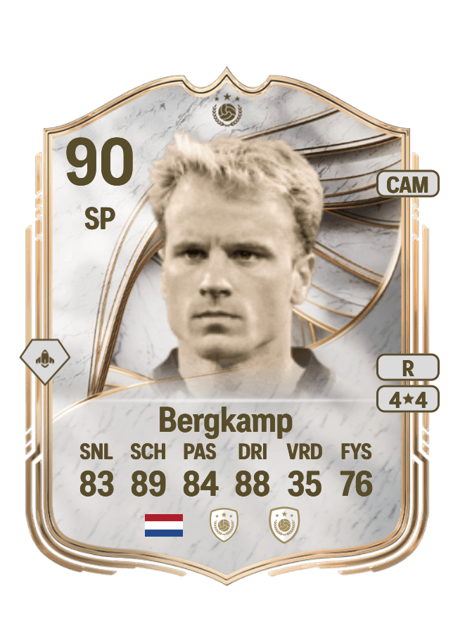 Dennis Bergkamp card