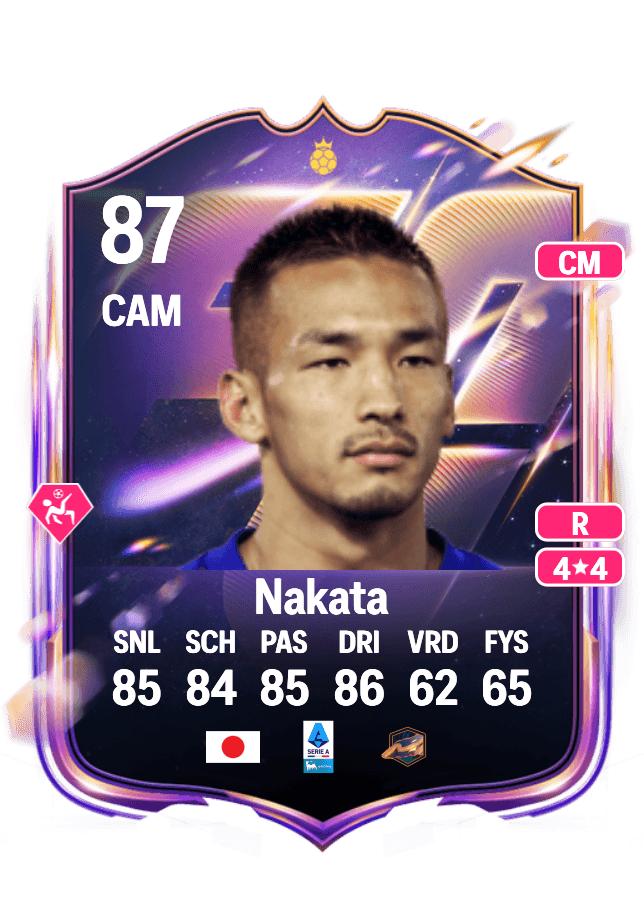 Hidetoshi Nakata card