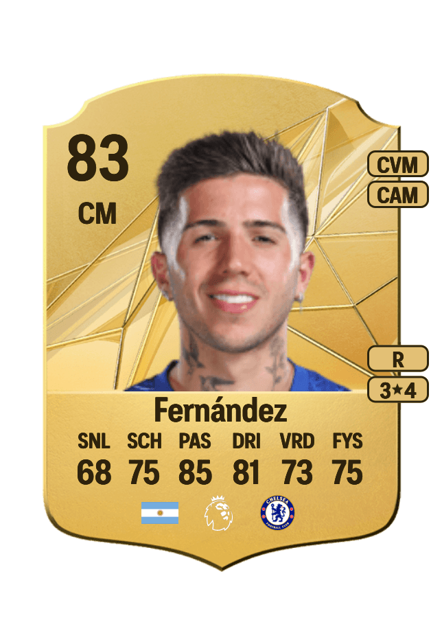 Enzo Fernández card
