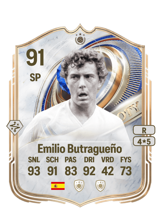 Emilio Butragueño card