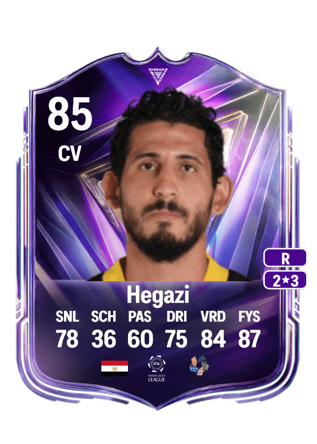 Ahmed Hegazi card