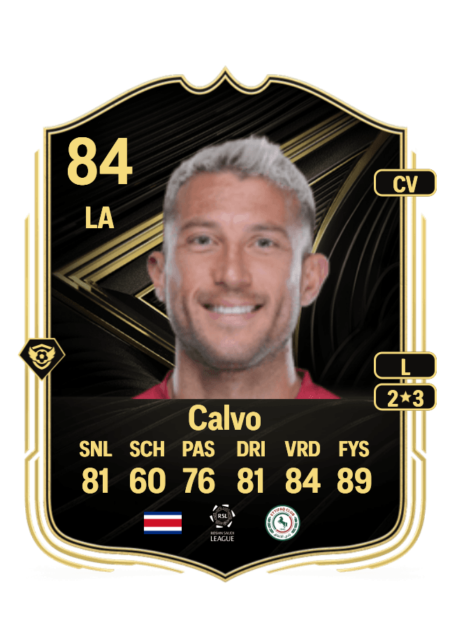 Francisco Calvo card