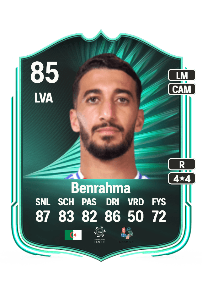 Saïd Benrahma card