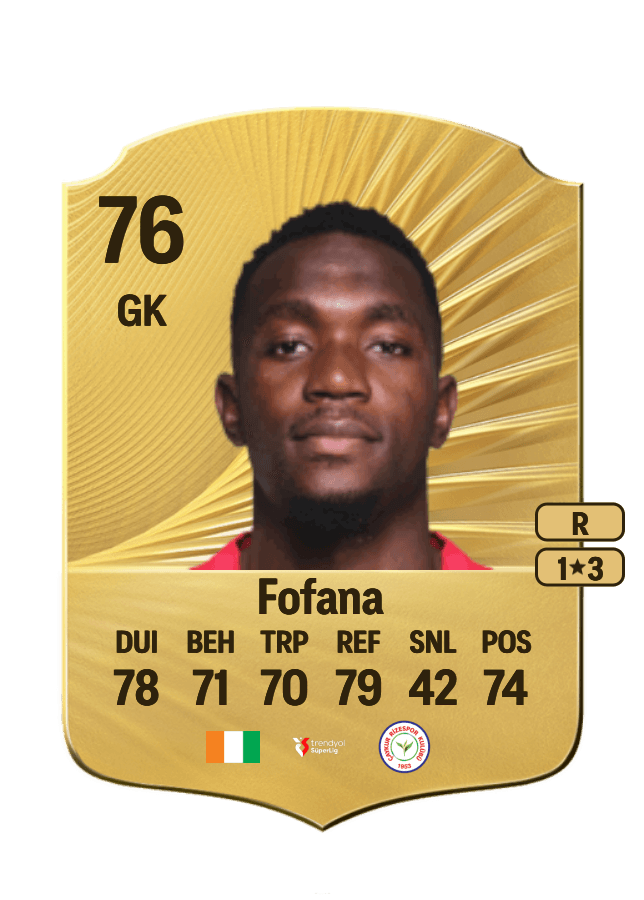 Yahia Fofana card