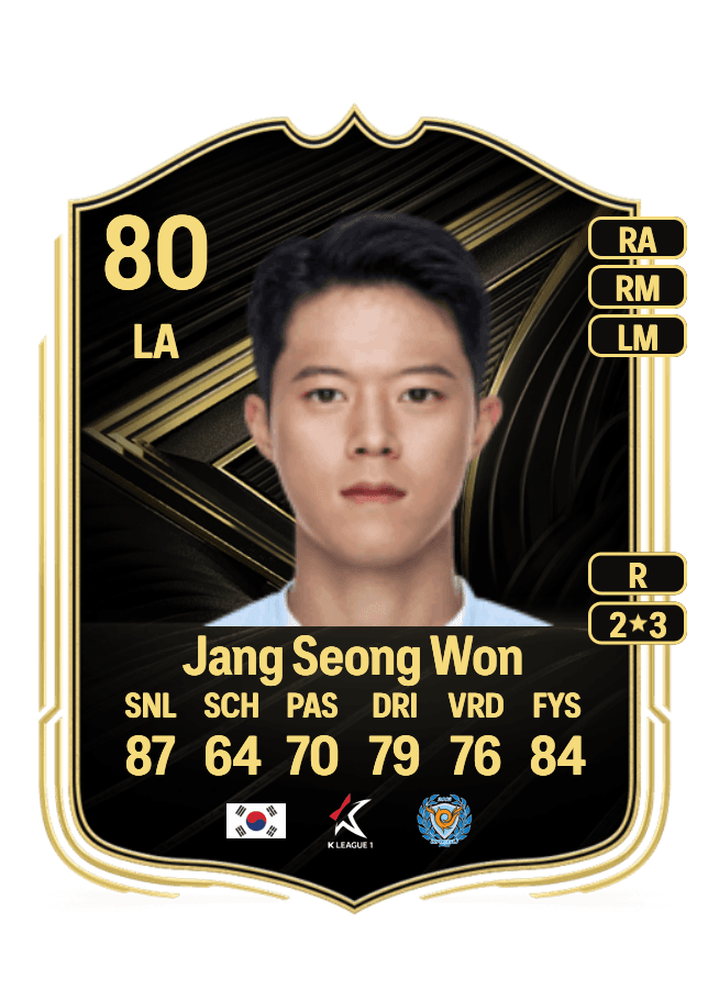 Jang Seong Won card