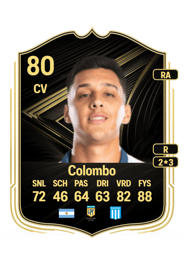 Nazareno Colombo card