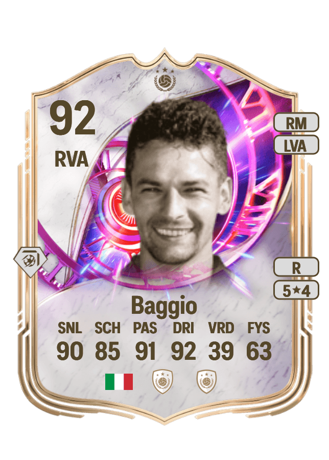 Roberto Baggio card