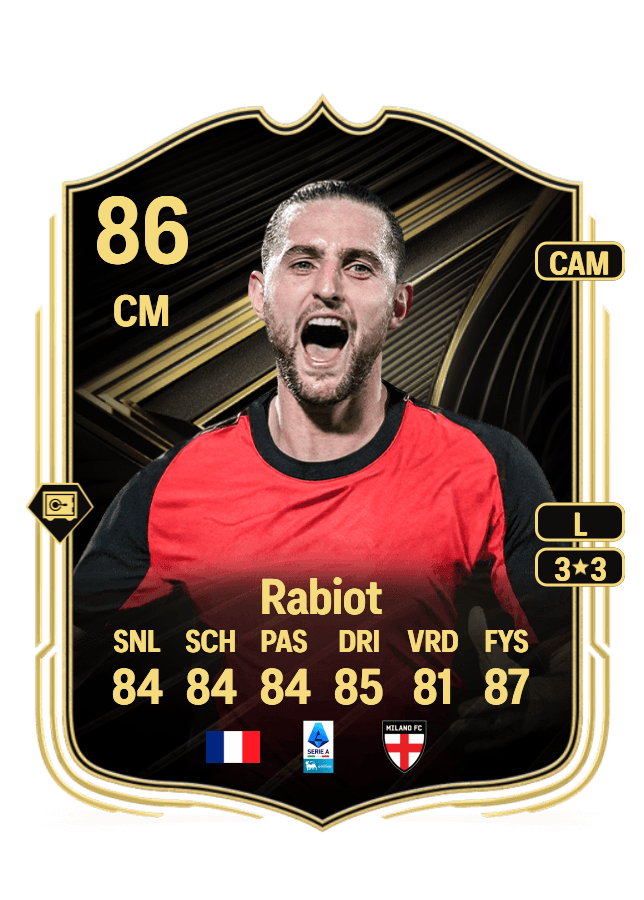 Adrien Rabiot card