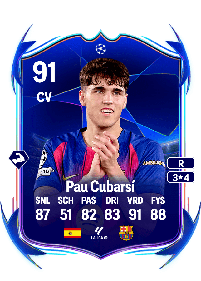 Pau Cubarsí card