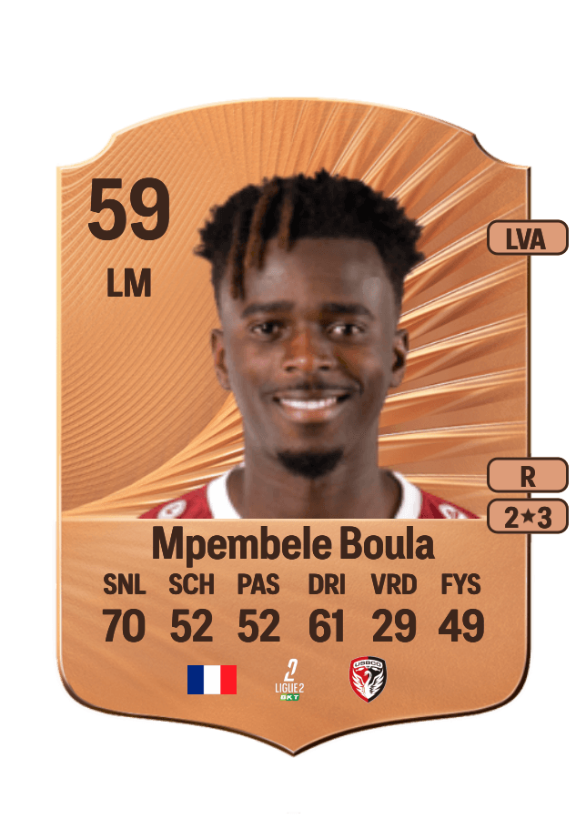 Exaucé Mpembele Boula card