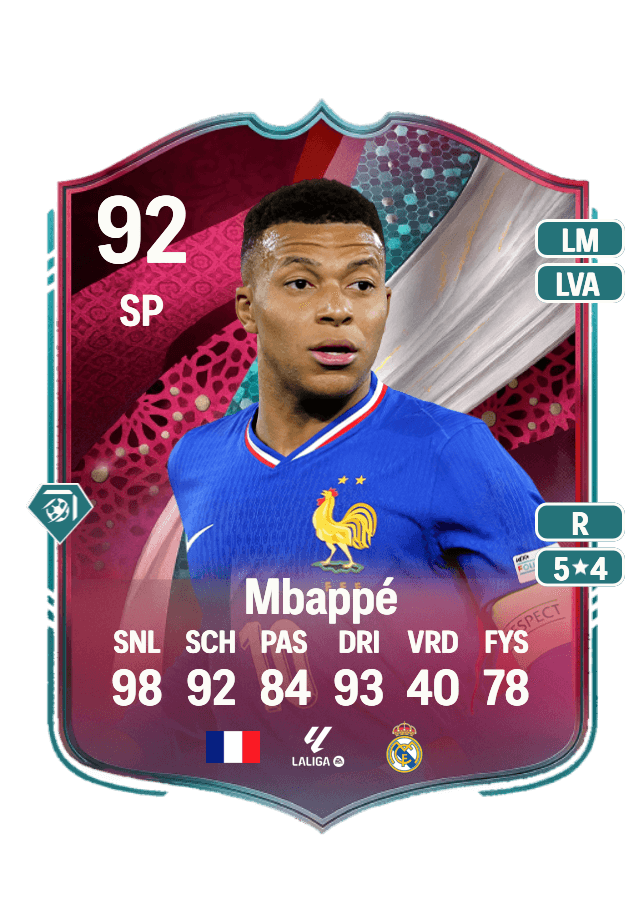 Kylian Mbappé card