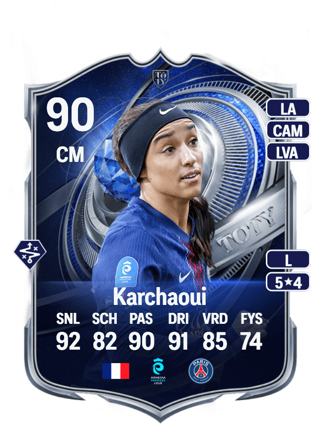 Sakina Karchaoui card