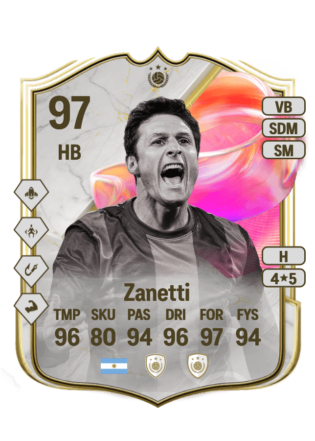 Javier Zanetti card