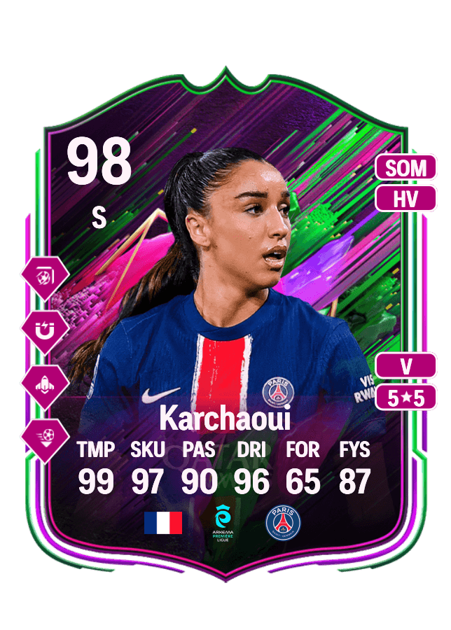 Sakina Karchaoui card