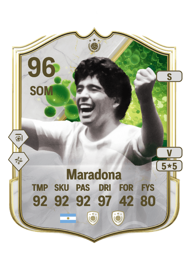 Diego Armando Maradona card