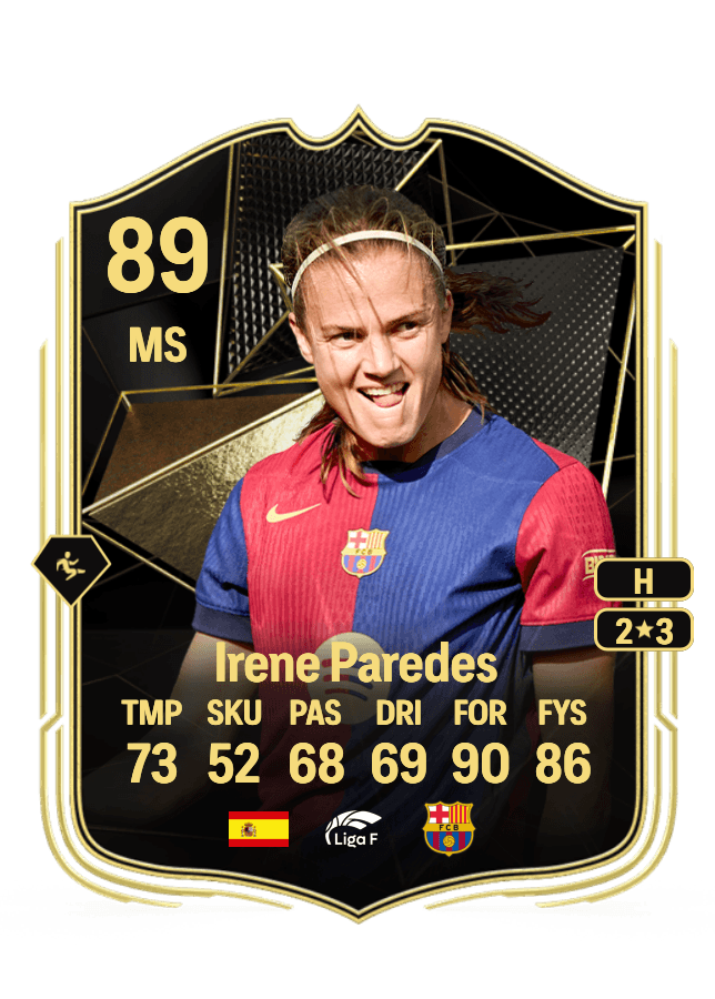 Irene Paredes card