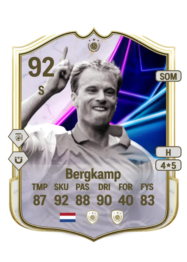 Dennis Bergkamp card