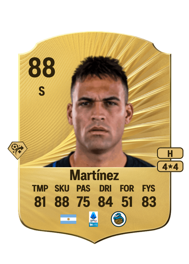 Lautaro Martínez card