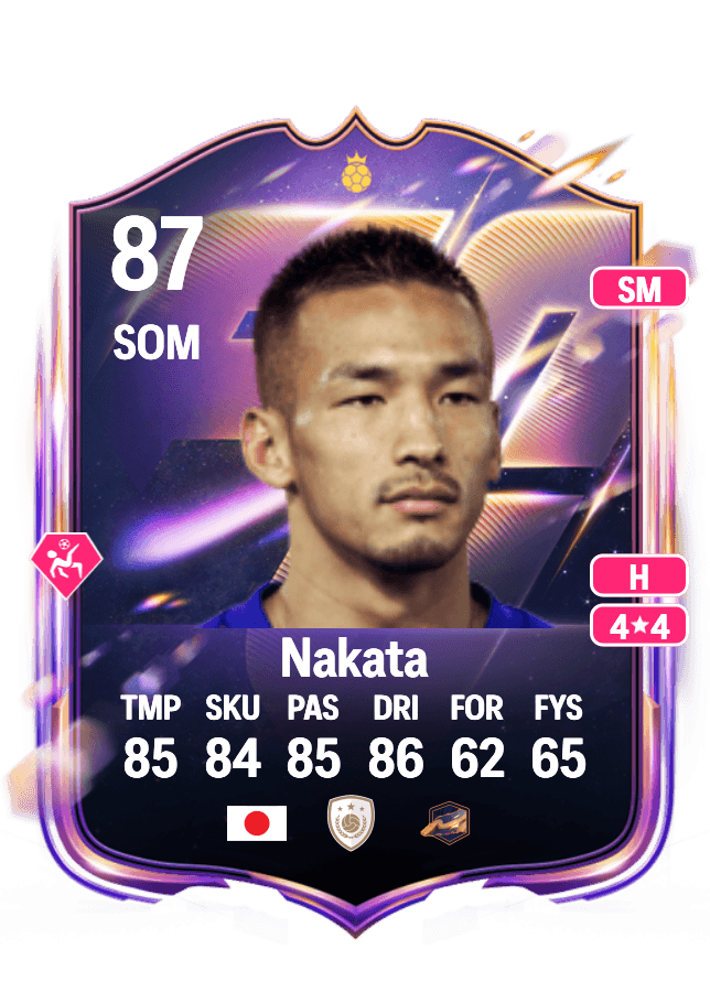 Hidetoshi Nakata card