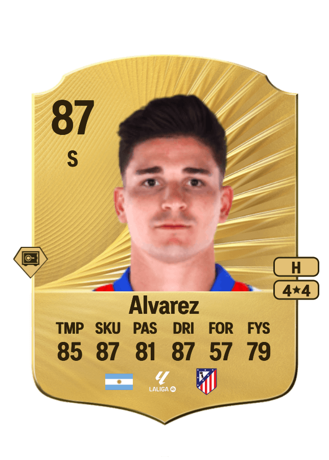 Julián Alvarez card