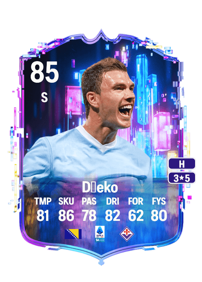 Edin Džeko card