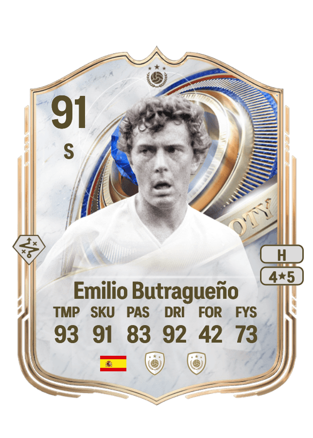 Emilio Butragueño card