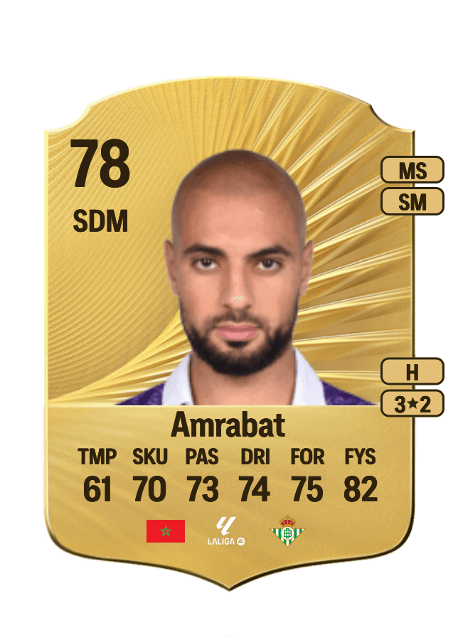 Sofyan Amrabat card