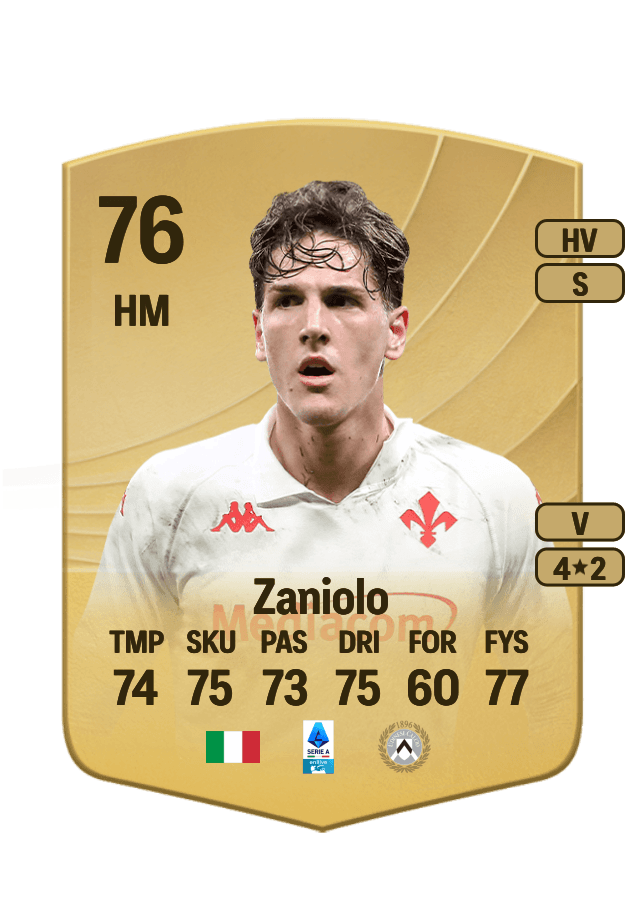 Nicolò Zaniolo card