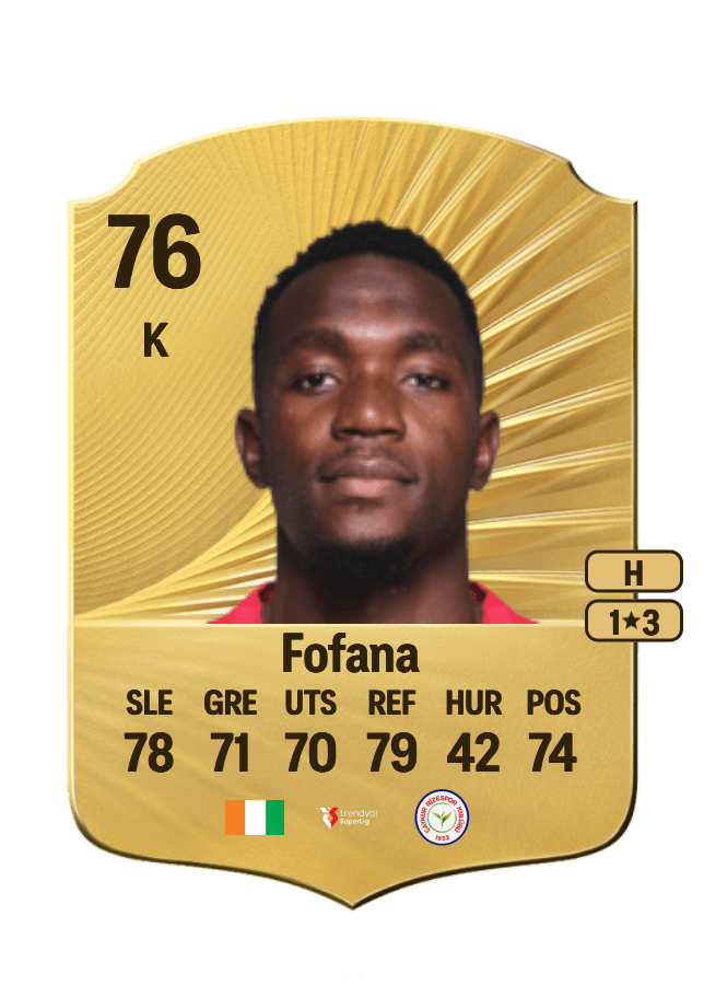 Yahia Fofana card