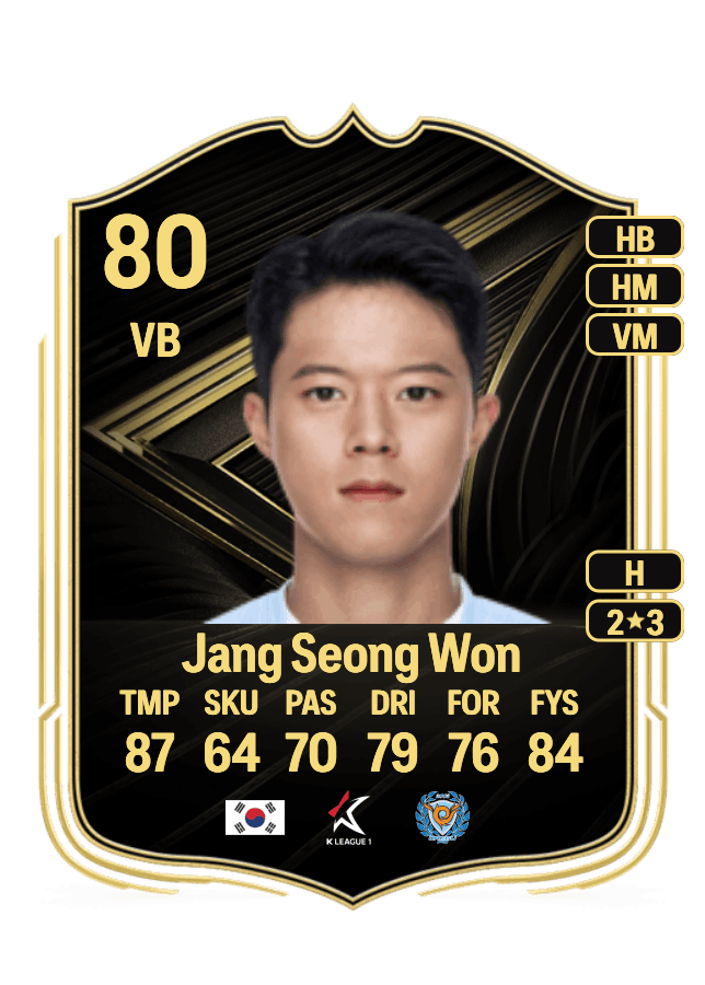 Jang Seong Won card