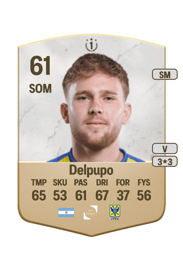 Isaías Delpupo card